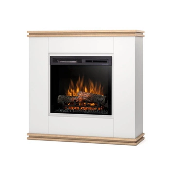 OUTLET: Warmtec Vena wkład Dimplex 23" XHD Optiflame - biały mat, jasny dąb
