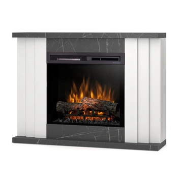 OUTLET: Warmtec Paria wkład Dimplex 23" XHD Optiflame - biały mat, marmur czarny