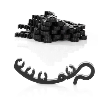 Zestaw uchwytów rynnowych do montażu kabli grzejnych 25 szt.