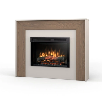 Warmtec Zuni wkład Dimplex 26" XHD Optiflame - kaszmirowy, dąb Casella brązowy
