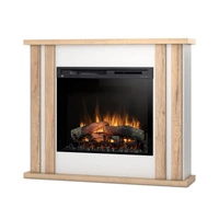 Warmtec Kelso wkład Dimplex 28" XHD Optiflame - biały mat, jasny dąb