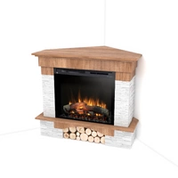 OUTLET: Warmtec Porto narożny wkład Dimplex 28" XHD Optiflame - dąb