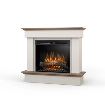 Warmtec Tormes wkład Dimplex 23" XHD Optiflame - kaszmirowy, dąb Casella brązowy