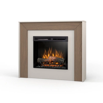 Warmtec Zuni wkład Dimplex 23" XHD Optiflame - kaszmirowy, dąb Casella brązowy