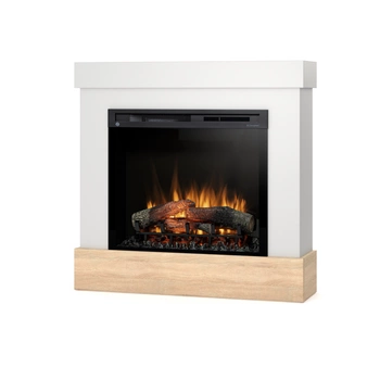 Warmtec Diro wkład Dimplex 28" XHD Optiflame - biały, dąb sonoma