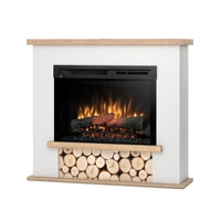 Warmtec Tula wkład Dimplex 26" XHD Optiflame - biały mat, jasny dąb