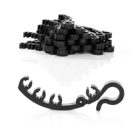 Zestaw uchwytów rynnowych do montażu kabli grzejnych 25 szt.