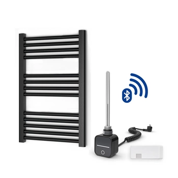 Warmtec Encanto 45x70cm antracyt/czarny z grzałką elektryczną z programatorem