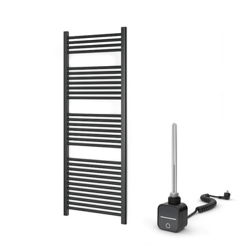 Warmtec Encanto 55x150cm antracyt/czarny z grzałką elektryczną