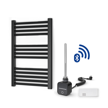 Warmtec Encanto 45x70cm antracyt/czarny z grzałką elektryczną z programatorem