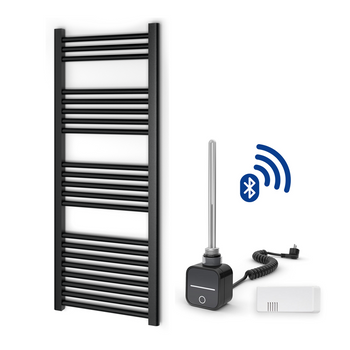 Warmtec Encanto 45x115cm antracyt/czarny z grzałką elektryczną z programatorem