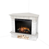 Warmtec Porto narożny wkład Dimplex 28" XHD Optiflame - biała sosna