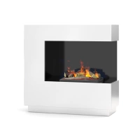 Warmtec Zen kaseta 400/600 LED + Polana 400L LOGBED z efektem Opti-Myst - biały połysk lakier, prawostronny