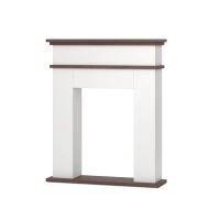 Konsola Warmtec Fori - Biały mat / Ciemny dąb