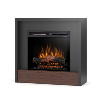 OUTLET: Warmtec Klar wkład Dimplex 23" XHD Optiflame - czarny, ciemny dąb