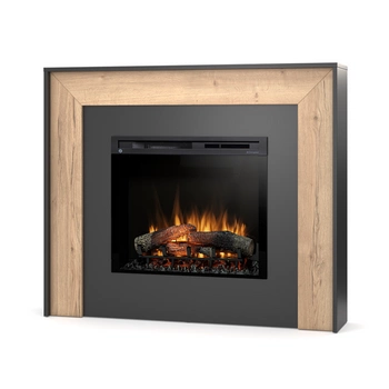 Warmtec Zuni wkład Dimplex 28" XHD Optiflame - czarny, jasny dąb