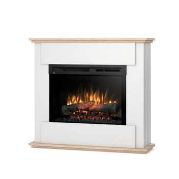 Warmtec Fonte wkład Dimplex 26" XHD Optiflame - biały, dąb sonoma.