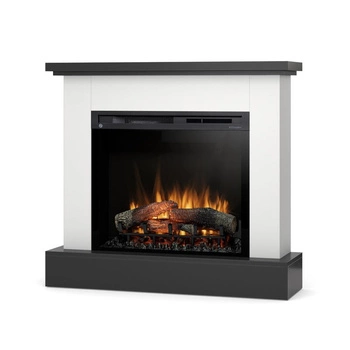 Warmtec Jukon wkład Dimplex 28" XHD Optiflame - biały mat, czarny