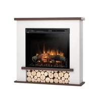 OUTLET: Warmtec Tula wkład Dimplex 28" XHD Optiflame - biały mat, ciemny dąb
