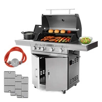 Ogrodowy grill gazowy Warmtec SilverFlame 17,5 kW