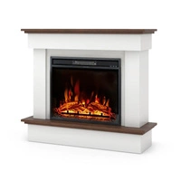 Warmtec Tormes wkład TGU 23" Powerflame - biały mat, ciemny dąb