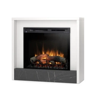 Warmtec Klar wkład Dimplex 28" XHD Optiflame - biały mat, marmur czarny