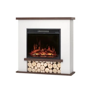 Warmtec Tula wkład TGU 23" Powerflame - biały mat, ciemny dąb