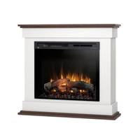 Warmtec Lenox wkład Dimplex 28" XHD Optiflame - biały mat, ciemny dąb