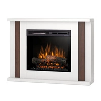 Warmtec Paria wkład Dimplex 23" XHD Optiflame - biały mat, ciemny dąb