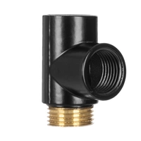 Trójnik 1/2” Warmtec czarny do grzałki elektrycznej