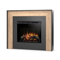 Warmtec Zuni wkład Dimplex 28" XHD Optiflame - czarny, jasny dąb