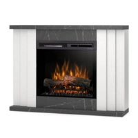 Warmtec Paria wkład Dimplex 23" XHD Optiflame - biały mat, marmur czarny