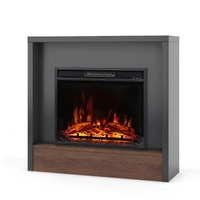 Warmtec Klar wkład TGU 23" Powerflame - czarny, ciemny dąb