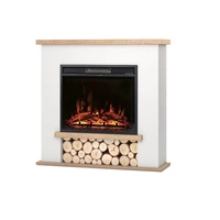 Warmtec Tula wkład TGU 23" Powerflame - biały mat, jasny dąb