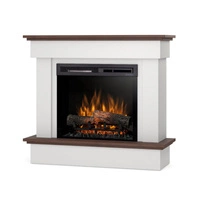 Warmtec Tormes wkład Dimplex 23" XHD Optiflame - biały mat, ciemny dąb