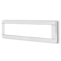 Rama ozdobna w kolorze białym do kominka Dimplex Prism 74" ECO LED