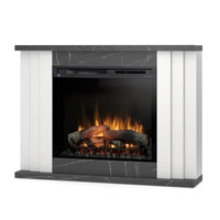 Warmtec Paria wkład Dimplex 28" XHD Optiflame - biały mat, marmur czarny