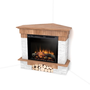 Warmtec Porto narożny wkład Dimplex 28" XHD Optiflame - dąb