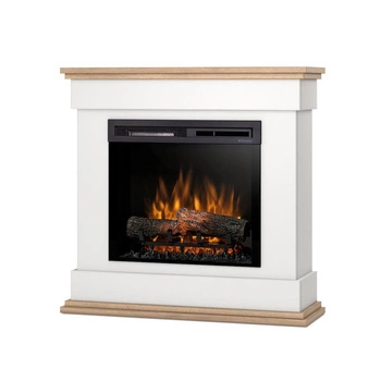 OUTLET: Warmtec Lenox wkład Dimplex 23" XHD Optiflame - biały mat, jasny dąb