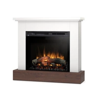 Warmtec Jukon wkład Dimplex 28" XHD Optiflame - biały mat, ciemny dąb