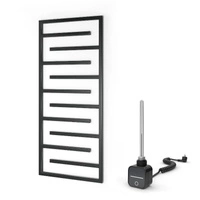 Warmtec Contorno 60x138cm antracyt/czarny z grzałką elektryczną