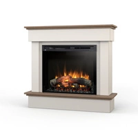 Warmtec Tormes wkład Dimplex 28" XHD Optiflame - kaszmirowy, dąb Casella brązowy