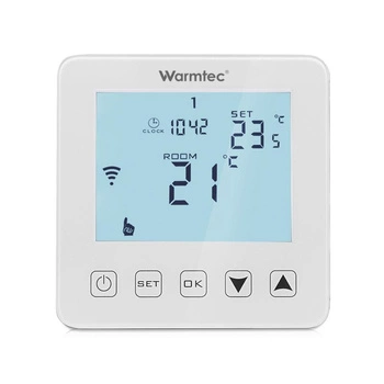 Warmtec PRT01 WiFi beznapięciowy podtynkowy programowalny czujnik powietrzny i podłogowy