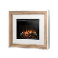 Warmtec Katra wkład Dimplex 28" XHD OptiFlame LED - biały mat, jasny dąb