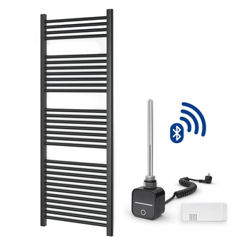 Warmtec Encanto 55x150cm antracyt/czarny z grzałką elektryczną z programatorem