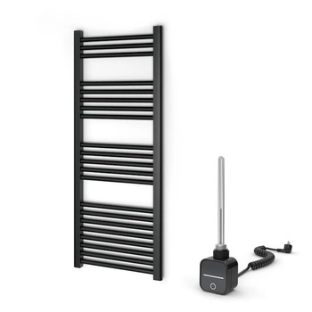 Warmtec Encanto 45x115cm antracyt/czarny z grzałką elektryczną