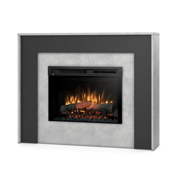 Warmtec Zuni wkład Dimplex 26" XHD Optiflame - beton, czarny