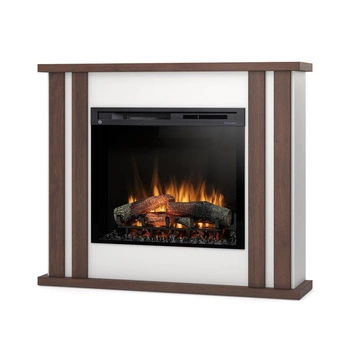 Warmtec Kelso wkład Dimplex 28" XHD Optiflame - biały mat, ciemny dąb