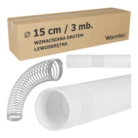Rura do klimatyzatora przenośnego o długości 3 m i średnicy ~15 cm - lewoskrętna / wzmocniona