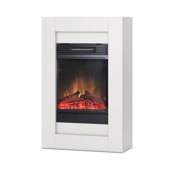 Warmtec Sono z efektem Optiflame - biały mat